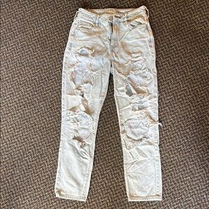 PacSun Light Blue Distressed Mom Jeans